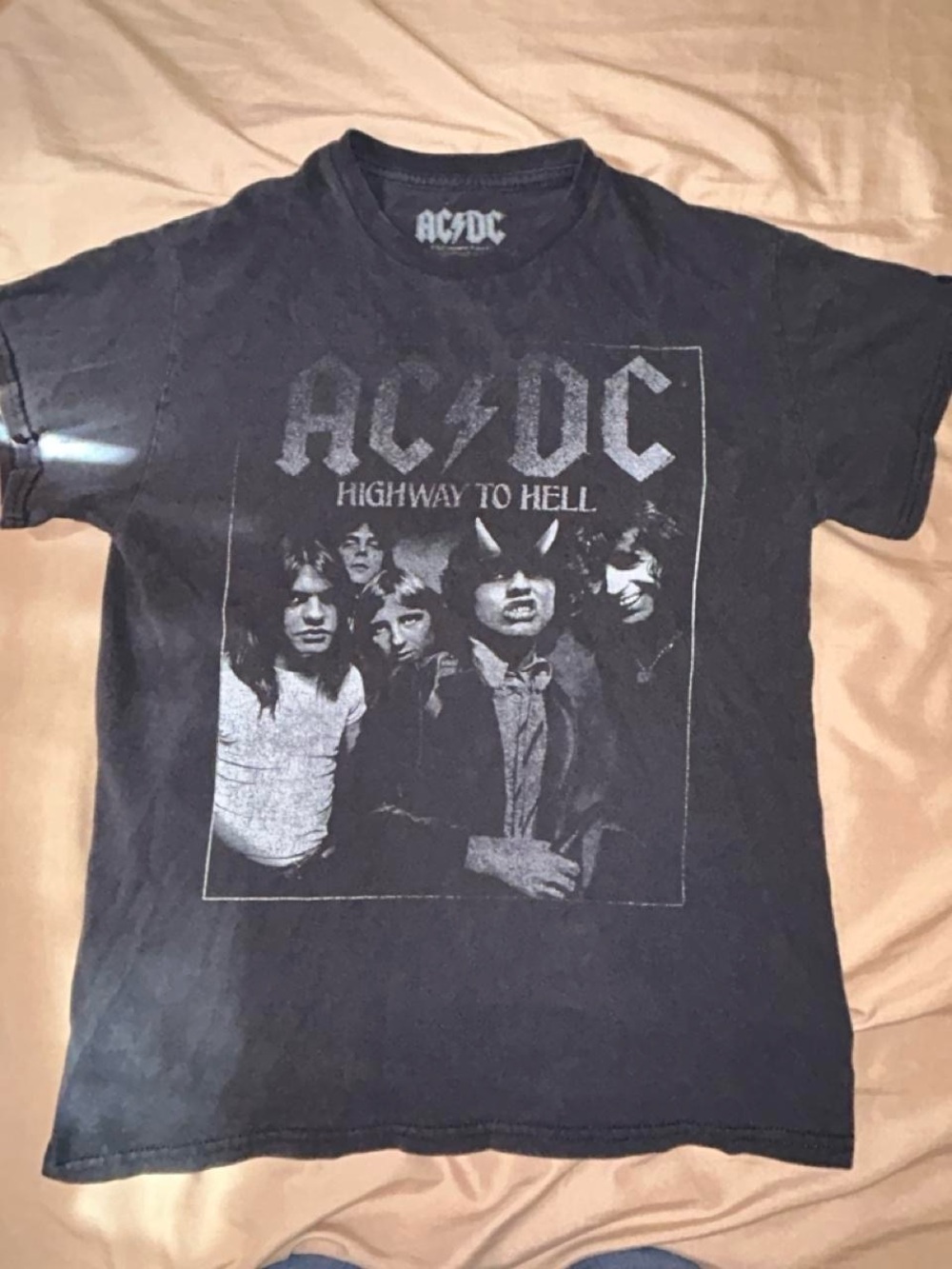 AC/DC Black 'Highway to Hell' Band Graphic Tee